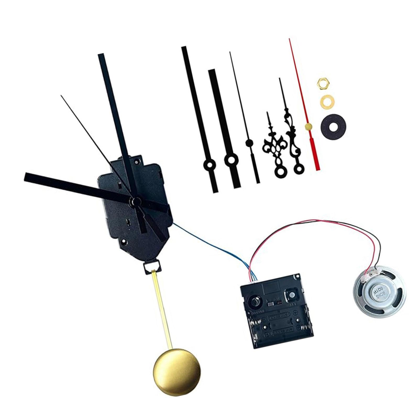 

Безшумний маятниковий годинниковий механізм для заміни з 2 наборами стрілок, маятниковий годинниковий механізм, висока точність відліку часу B