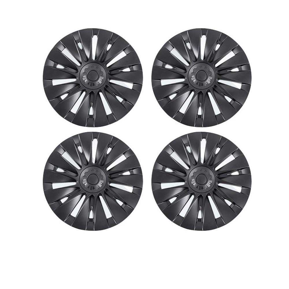 

4 шт. колпаки для колес 19 дюймов колпаки ступицы высокая твердость протекторы колес устойчивые к царапинам полное покрытие лезвие колпачок для колес