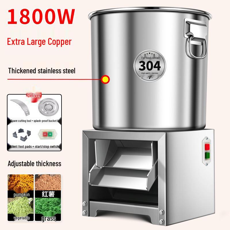 Stainless Steel Vegetable & Grass Chopper and Chicken Feed Grinder