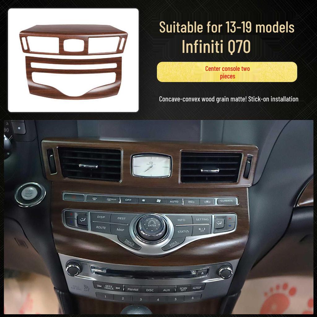 Infiniti Q70 Carbon Fiber Interior Modification: Shift Lever, Navigation, Door Trim