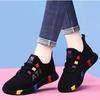 Summer New Casual Women's Shoes Colored Sports Shoes Square Dancing Shoes Mother Shoes Lightweight Travel Shoes