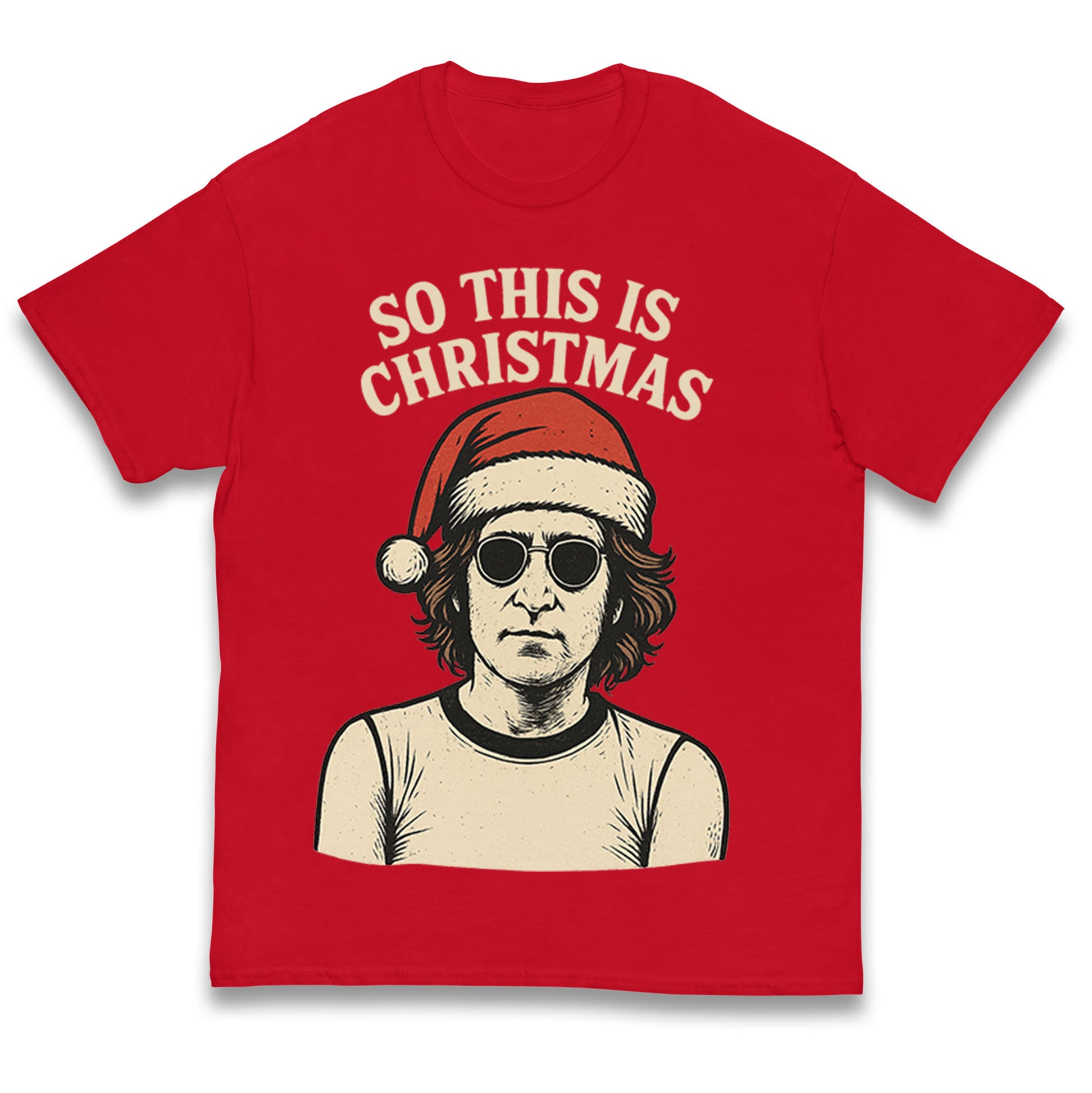 So This is Christmas John Lennon Christmas Kids T Shirt 140