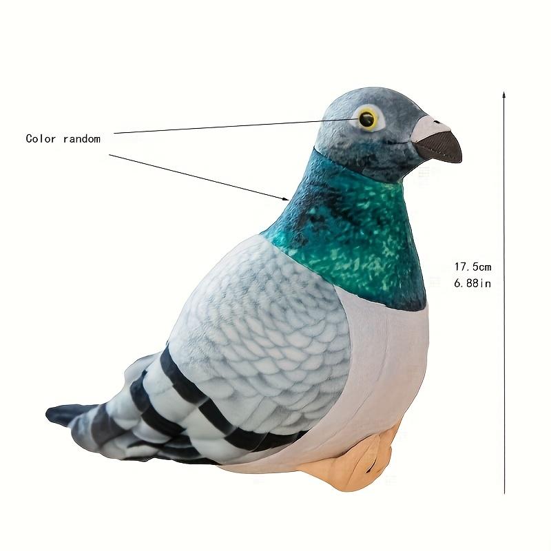 

Soft Plush Cat Toy - Cute Realistic Carrier Pigeon Stuffed Animal, Interactive Pet Pillow for All Breeds, No Batteries Needed