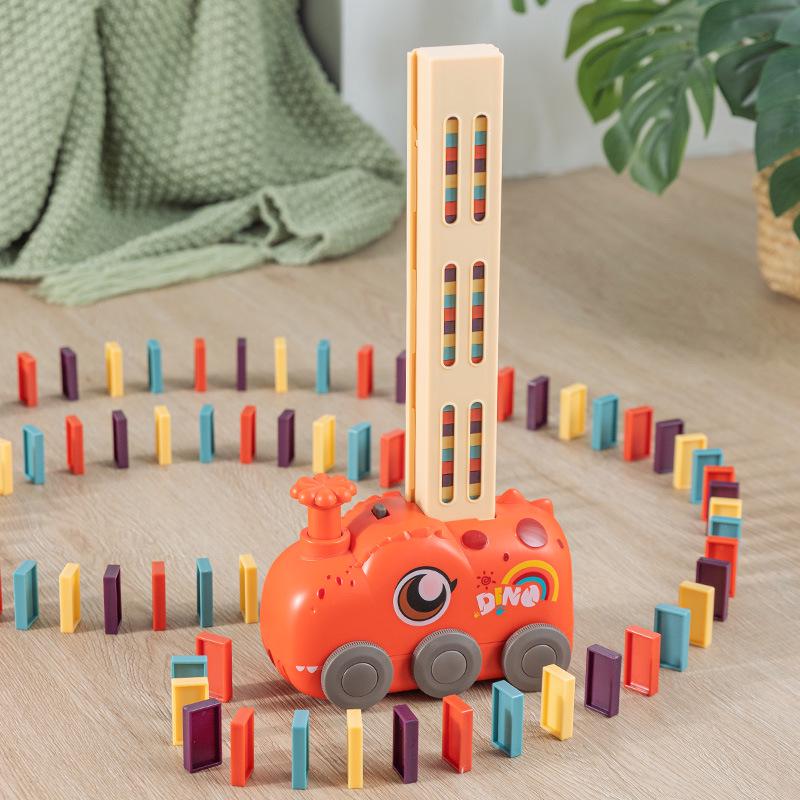 Electric Domino Train Set for Toddlers: Fun & Educational Building Blocks Toy