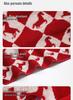 Chinese Zodiac Dragon Horse Red Towel: Soft, Absorbent Face Wash & Gift Towel