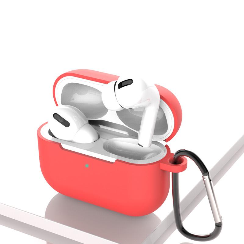 Soft Silicone Case for Apple Airpods Pro Wireless Headset Case for AirPods Pro Charging Box Solid Color Fashion Earphones Case