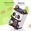 Children's Cartoon Panda Piggy Bank with Fingerprint Recognition & Password Unlock for Deposits and Withdrawals.