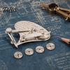 Set di Pennelli Precisione Vintage per Punti, Rotella Intercambiabile per Linee Tratteggiate, Incisore a Doppia Modalità per Disegno, Regalo per Architetto