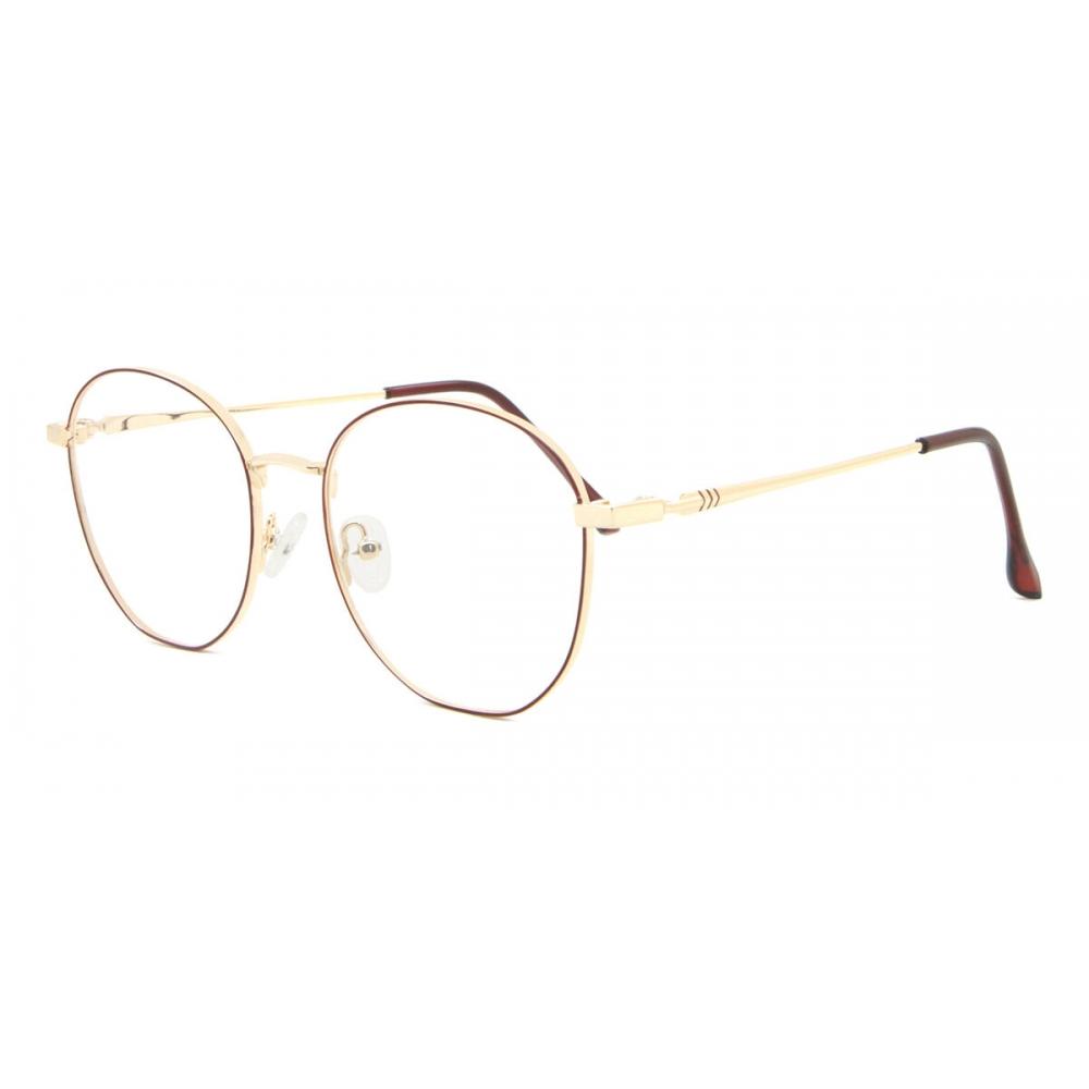 Full Rim Oval Red Gold Smartbuy Collection Sloan 900c Fashion Unisex Eyeglasses