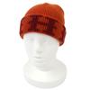 Excellent HERMES Knit Cap Margiela-era H-pattern Knit Beanie Orange Cashmere Used