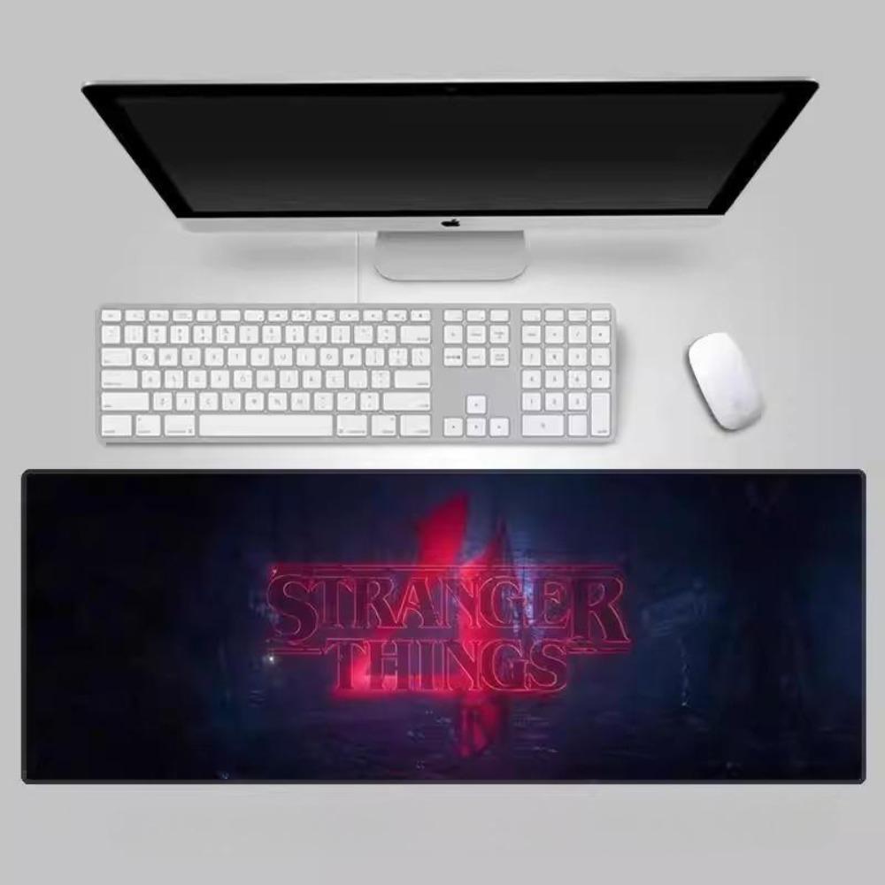 Premium Personalisierte Kreative Mauspads StrangerThings Leder-Mauspad Peripheres Computer-Tastaturpad Große Größe Büro-Schreibtischpad Tastaturpad