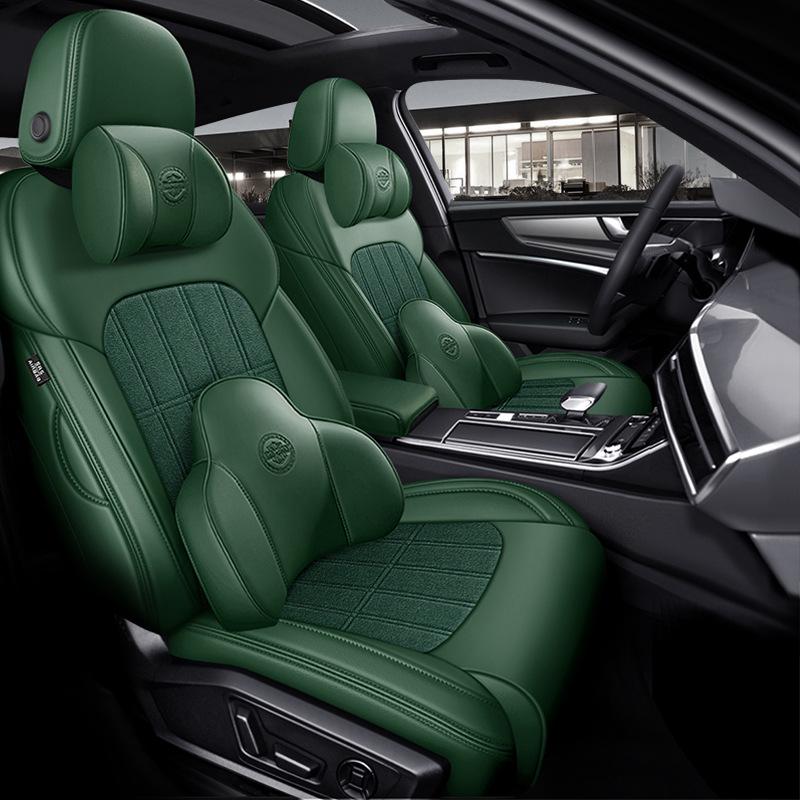 Universal Suede Car Seat Cover: Full Coverage, Ventilated, All-Season Cushion