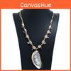 Animal Shape Shell Necklace With Water Wave Chain For Spring Fashion Accessories