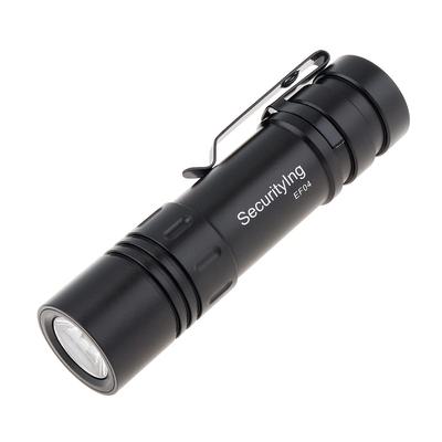 SecurityIng Wiederaufladbare LED 800 5 Dimmstufen IPX7 Ideal für Power Mountain und Nachtangeln Taschenlampe, Lumen, 10W, Kompakt, Modi, Wasserdicht,