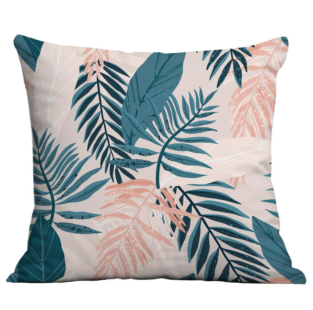Νέα Πράσινα Φυτά, Τροπικά Φυτά, Μαξιλάρι Τυπωμένο Υψηλής Ευκρίνειας, Κάλυμμα Μαξιλαριού Καναπέ Σπιτιού