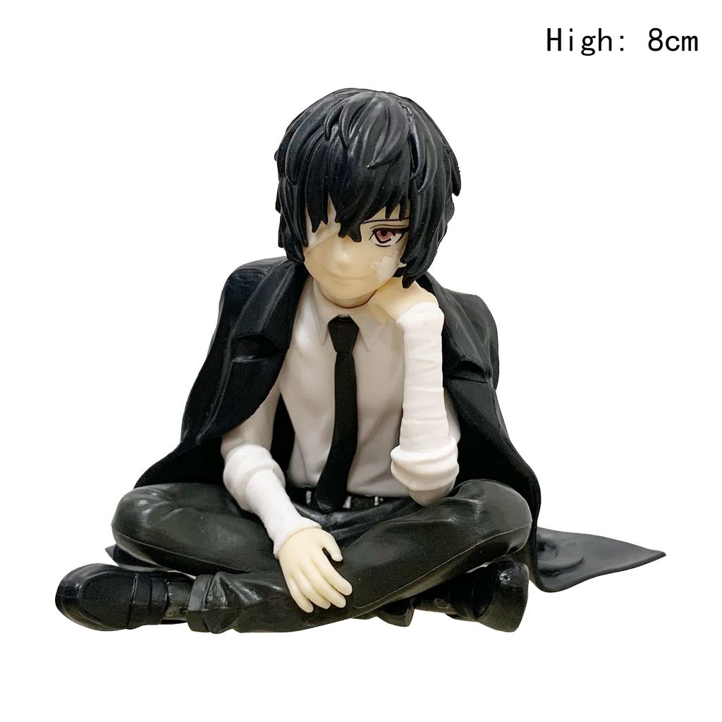 8-13.5cm bungou dogs vagrants anime figure youth dazai osamu action figure nakahara chuuya statuette pvc collection model toys