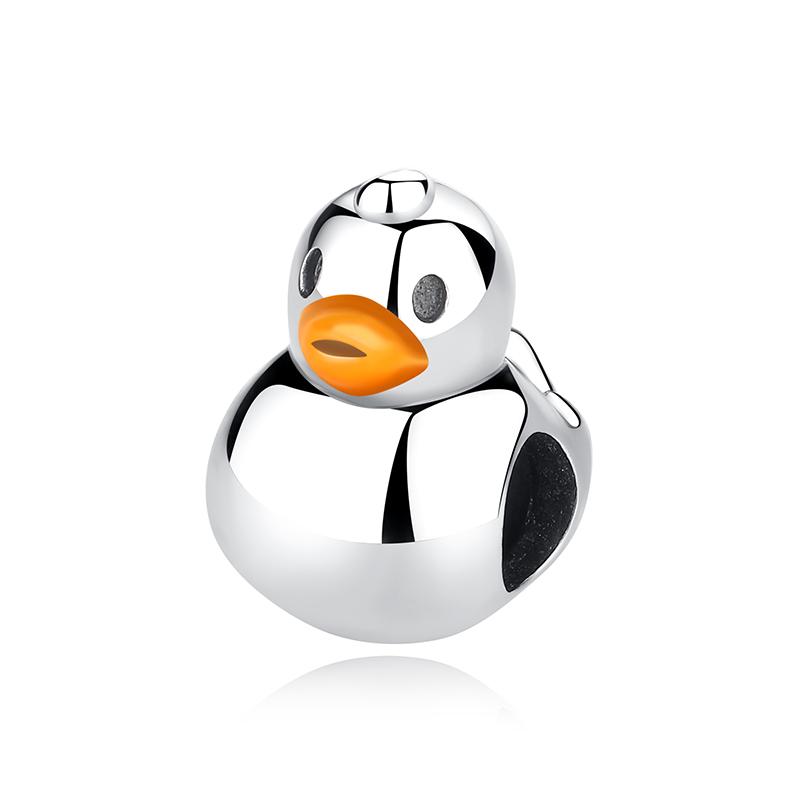 Original 925 Sterling Kupfer Charm Perle Liebe Hund Katze Pfote Panda Glühwürmchen Anhänger Charms Passend für Armbänder Halsketten Frauen Zirkon