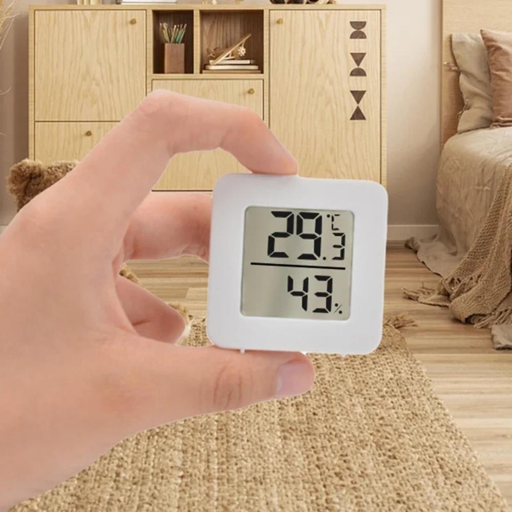 4pcs Digital Thermometer Hygrometer Indoor Mini Temperature LCD Electronic Monitor Hygrometer Outdoor Room Baby