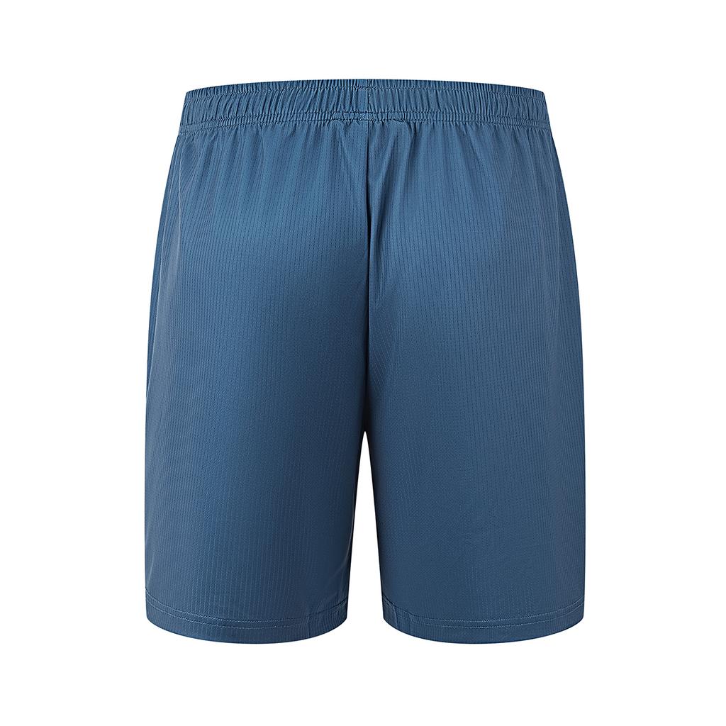 Under Armour Solid Color Quick-Dry Breathable Knitted Mid-Waist Sports Shorts Unisex Shorts Blue 23500203-343