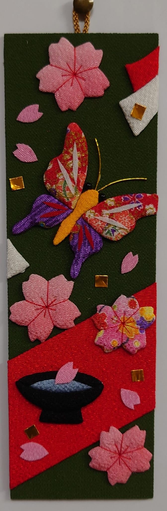 

Cherry Blossom Viewing Party and Butterfly Chirimen Craft Kit April Dance