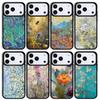 Oil Painting Boho Flower Art Mobile Phone Case for IPhone 17 AIR 16pro Max 15 14 13 12 11 Bumper Cover