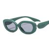 New Hot Sale Fashion Trend Hip-Hop Style Color Small Frame Cat Eye Sunglasses for Men and Women