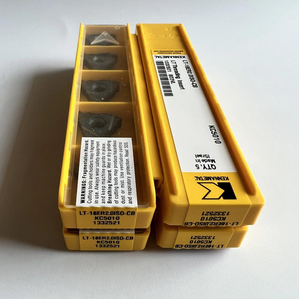 KENNAMETEL / LT-16ER2.0ISO-CB KC5010 / Original carbide blade 10 Pcs