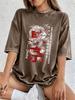 Tokyo Legend Of Dragon Cotton Washed TShirts Womens Summer Casual Oversized T Shirts Comfortable Distressed ONeck Streetwear
