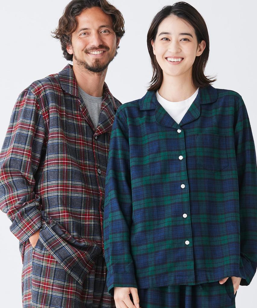 LL Bean Rob Roy Tartan Scotch Plaid Flannel US Size 1000047381 Men's Pajamas, Fit, Regular, Small, Red,