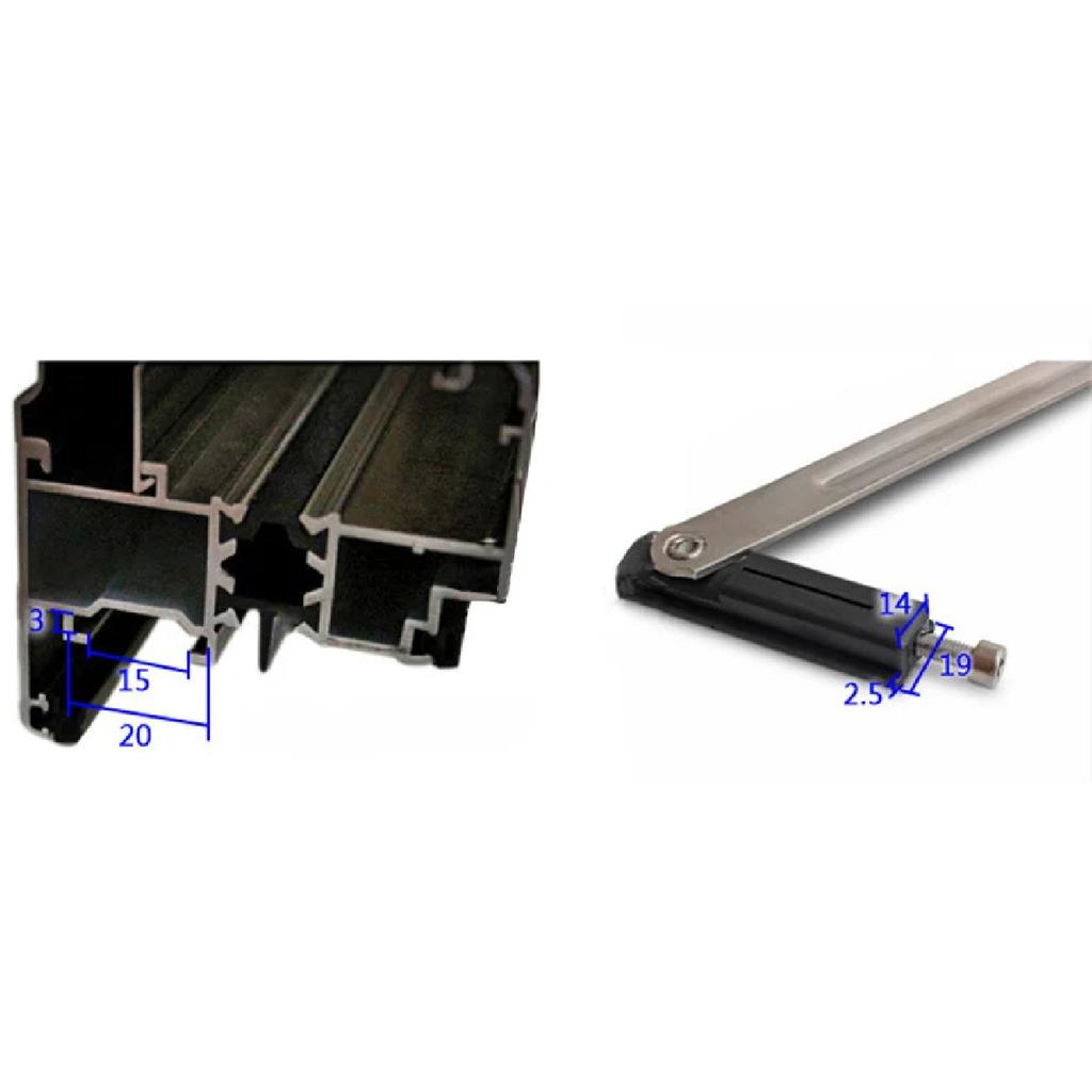 Inside Adjustable Stainless Steel Aluminum Window Sliding Wind Bracing Limiter Two-Link Angle Controller Window Wind Support