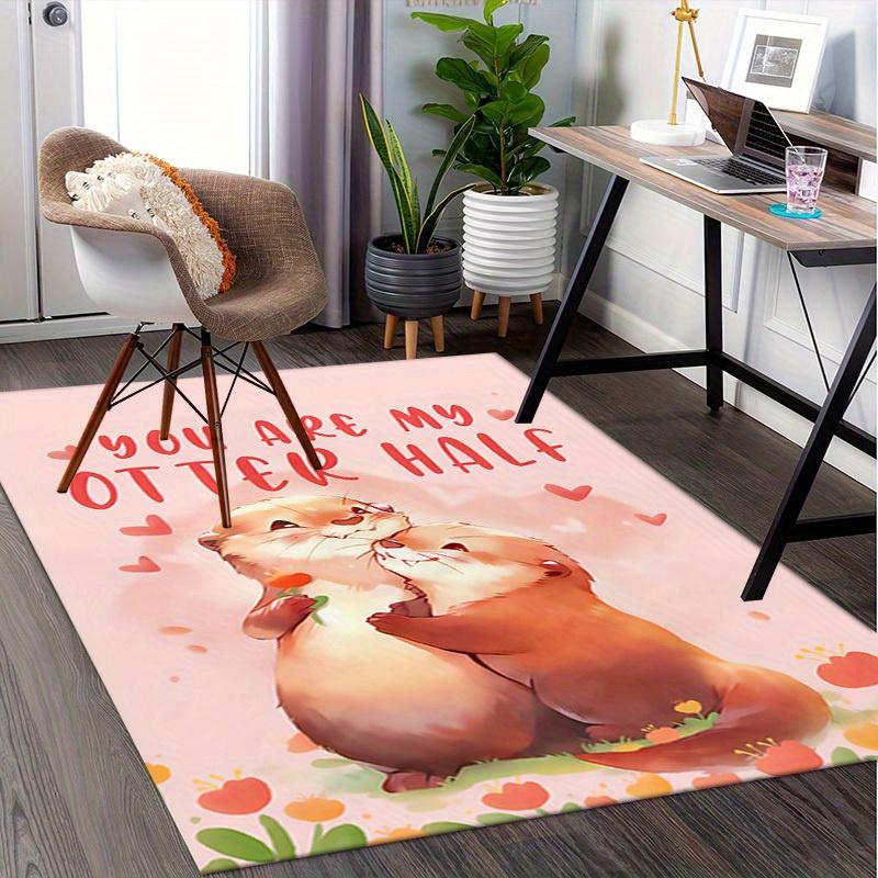 Office Carpet You Are My Otter Half Sofa Rug, Chair Mat Protection