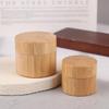 Bamboo Cream Jar Travel Container Lip Balm Jars Containers Face Lotion Container Eye Cream Sample Jars Cosmetic Container