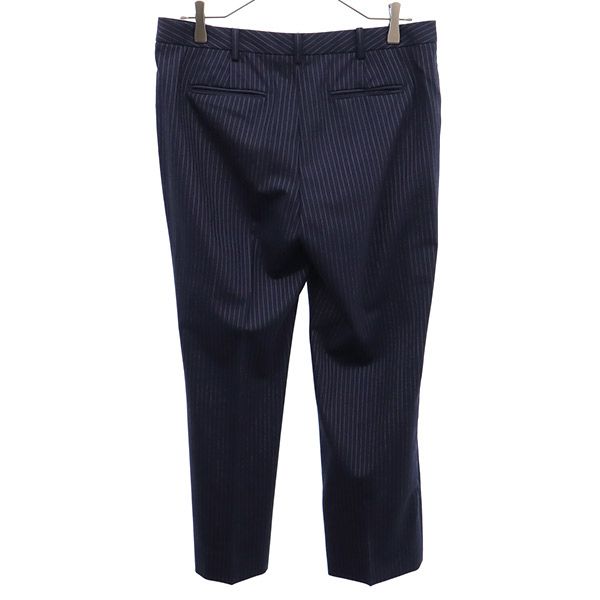 346 BROOKS BROTHERS wool blend stripe Slacks pants 8 Navy Women Used