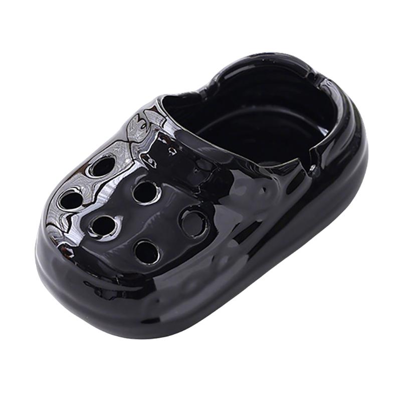 Cave Shoes Ceramic Ashtray Office High Beauty Cute Living Room Home Trendy Ashtray Desktop Anti Fly Ash Ashtray