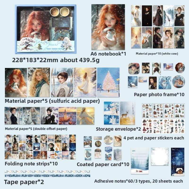 

Винтажный набор для скрапбукинга Наклейки для девочки Материалы для ведения журнала/скрапбукинга Материал для DIY коллажа Креативный декор