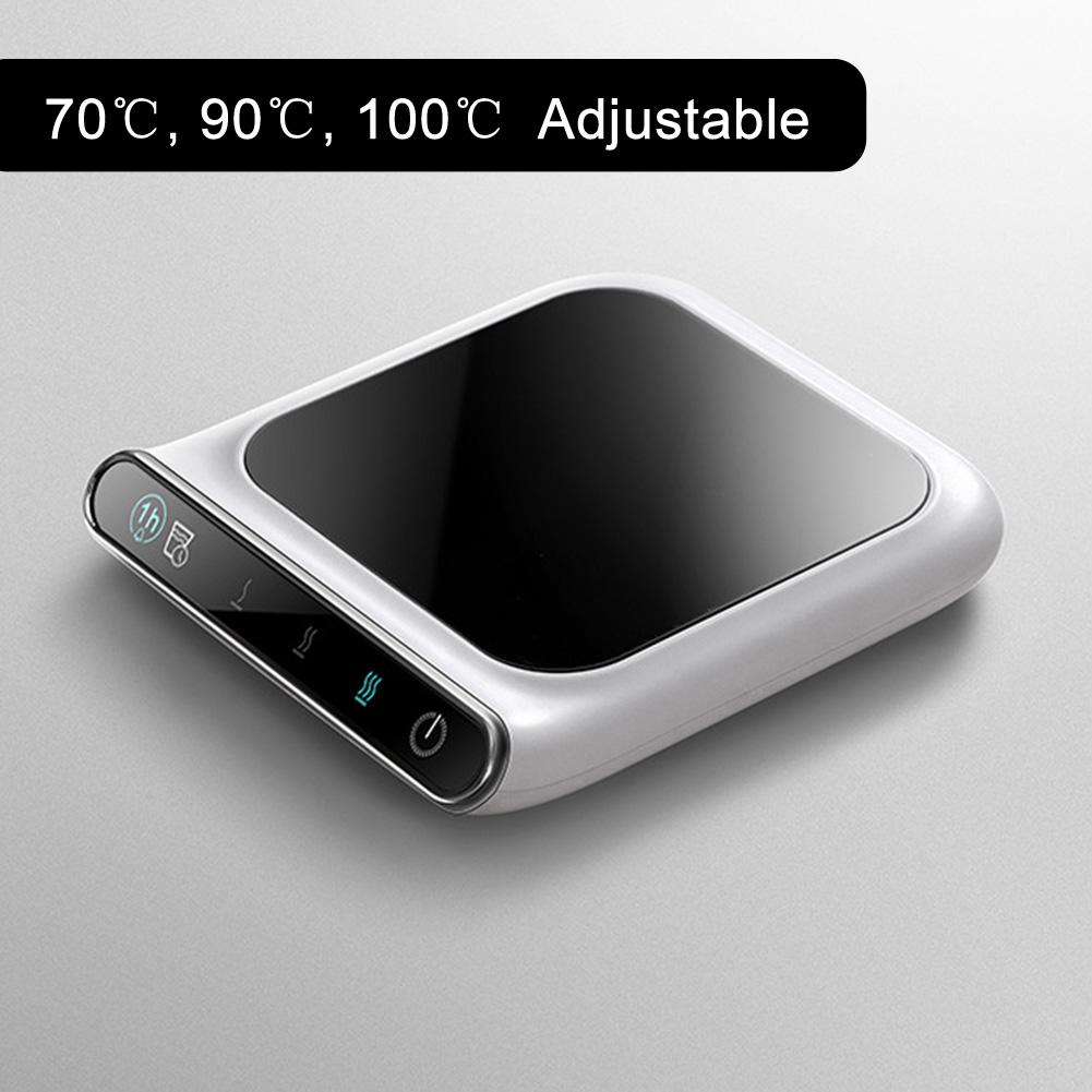 

Портативный USB Умный Подогреватель для Кофейной Чашки Нагревательный Коврик Электрический Подогреватель Напитков Настольная Нагревательная Подставка Подогреватель Молока и Чая белый