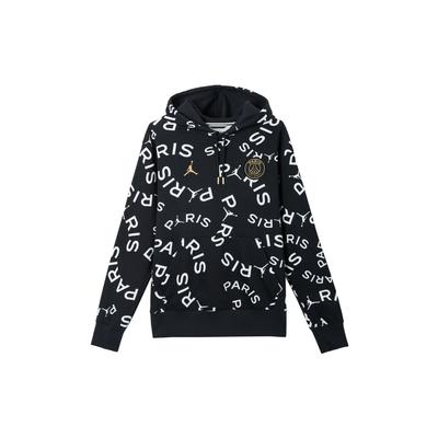 Jordan Paris Saint-Germain Fleece-Hoodie Herren Tops Schwarz CV9955-010