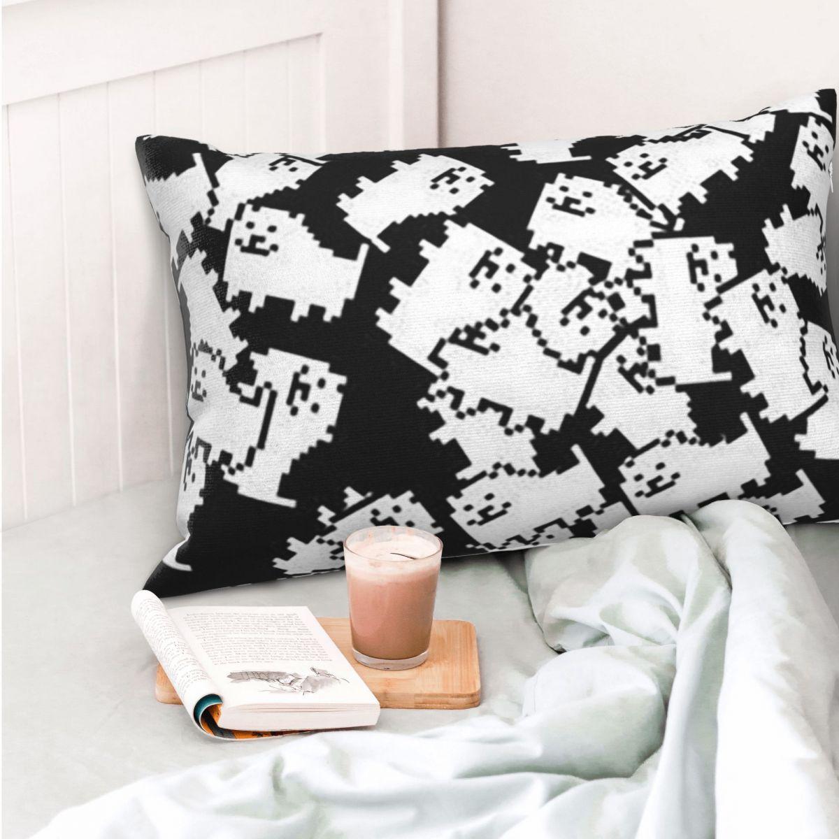 Jmg Clothing Unisex Undertale Annoying Dog Video Game Cute Rectangle Pillowcase Cushion Cover Decor Bedroom Bed Home Comfort Throw Pillow