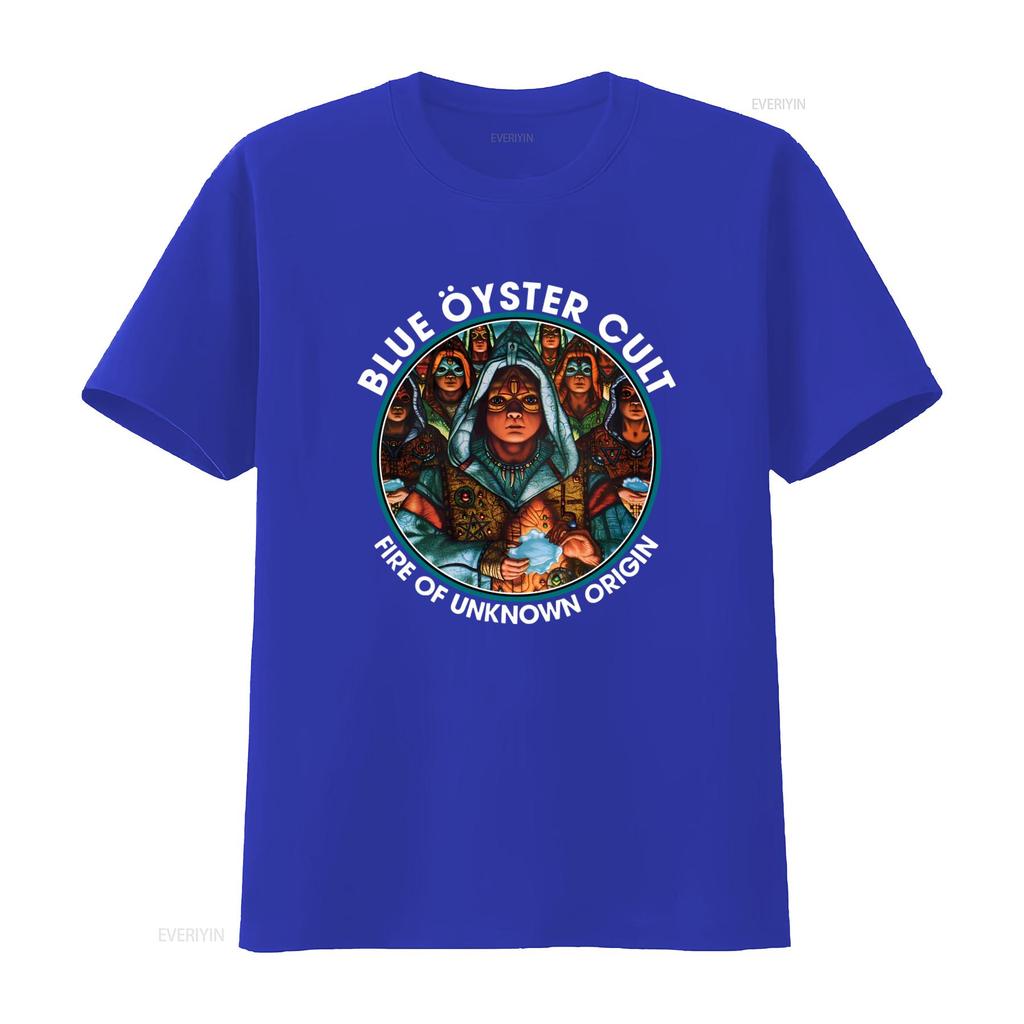 Blue Oyster Cult Fire Of Unknown Origin Cotton T Shirt S 5XL Vintage Washed Comfortable Designer Clothes Casual Unisex