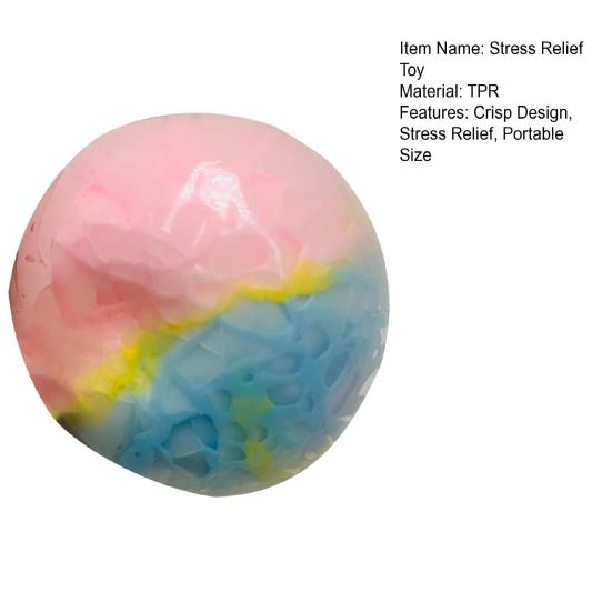 Crisp Stress Ball Handmade Stress Relief Slow Rising Ball Sensory Fidget Toy Portable Decompression Stress Ball Party Favors
