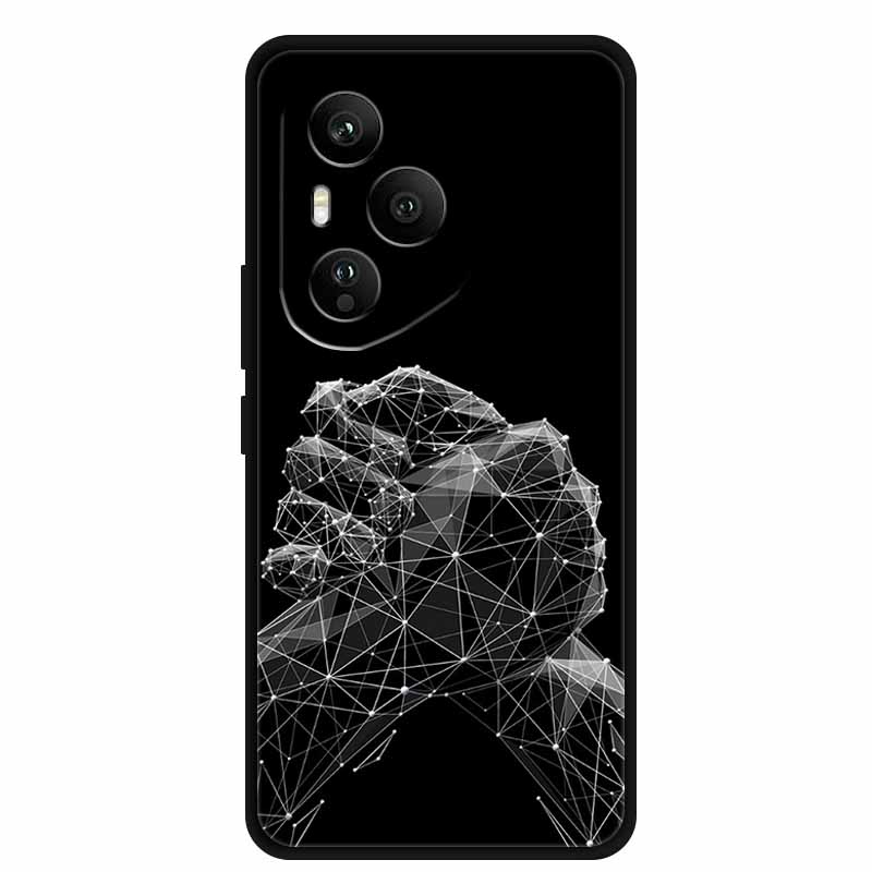 For Honor 400 Pro 5G Case Original Soft Silicone TPU Phone Cases Cover Honor400 Pro DNP-NX9 6.7" Fashion Protector Planet Capa