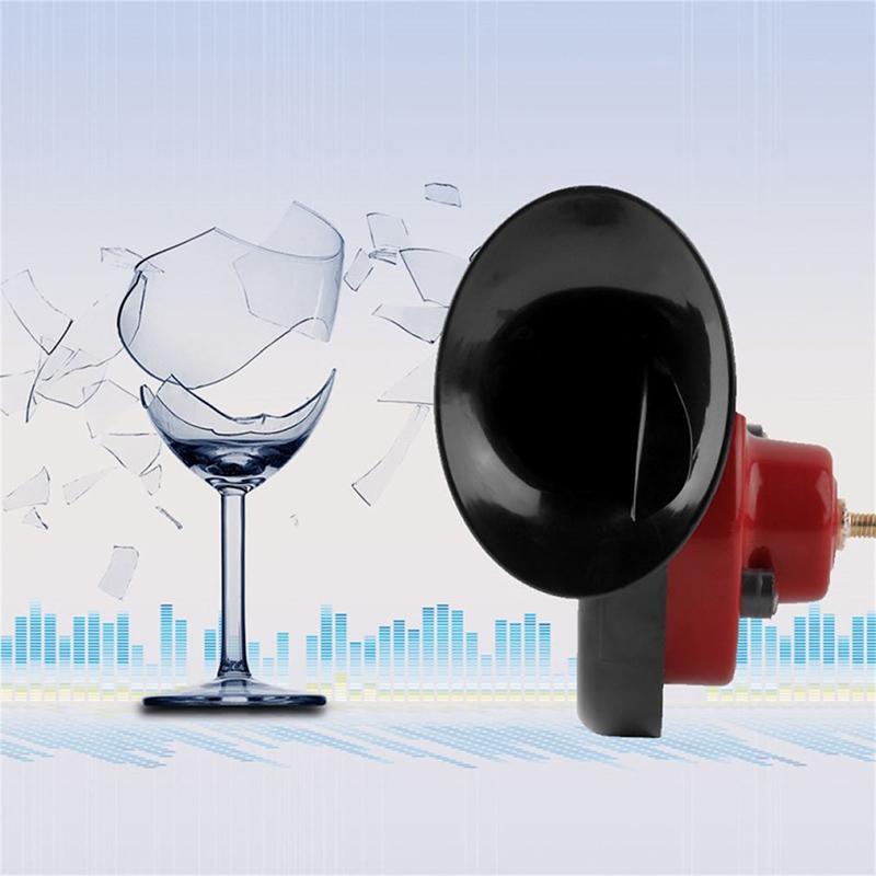 12V 110DB Super Loud Train Horn Waterproof Motorcycle Car Truck SUV Boat Red