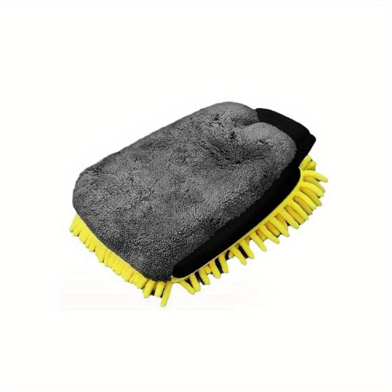 

Car Wash Mitt, Thick Car Cleaning Mitt, Double-sided Glove, Anti Scratch Car Cleaning Tool, Home Kitchen Glove Tool 1pc жёлтый