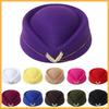 High-quality Work Cap Women Lady Stewardess Hat Beret Hat Air Hostesses Hat Party Hats