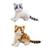 2 stuks Zachte Kittens Pluche Speelgoed Huidvriendelijke Benodigdheden Bank Slaapkamer Decoratie