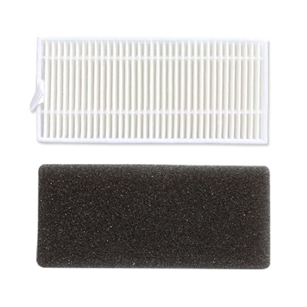1Set Side Brush Filter Mop Cloth Kit For Conga M50 / M50 For X-Treme Side Brush HEPA Filter Mop Pads Spare Cleaner Parts