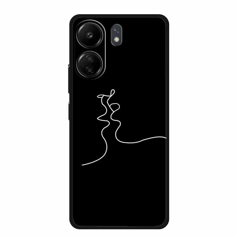 Colorful Cross-border Phone Case for Redmi 13 4G/Note 13R 5G/Poco M6 4G