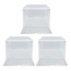 Shoe Storage Box Thick Side Opening Space Saving Transparent Stackable Shoe   Foldable Shoe Rack Container Holder for Shoes Clothes