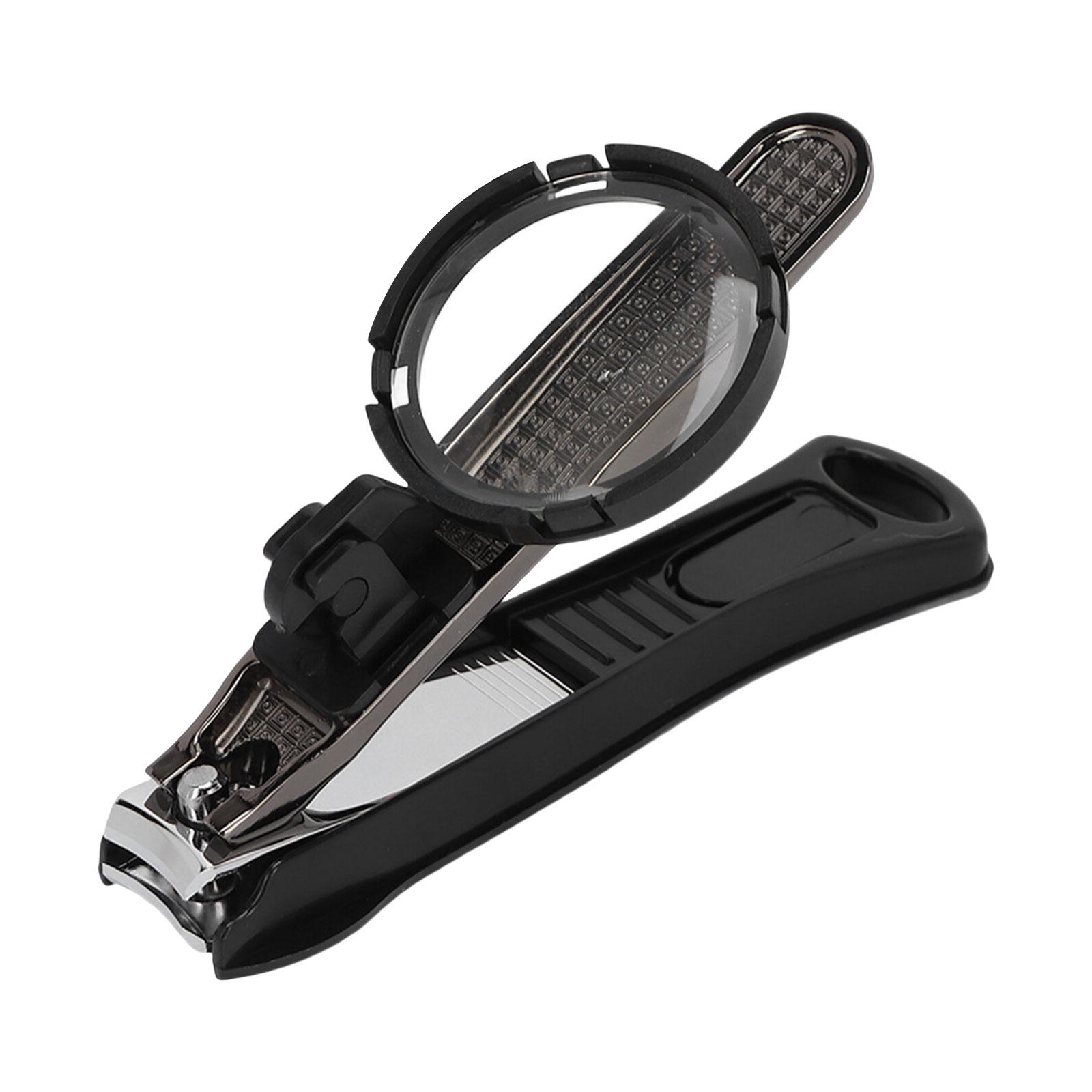 

Кусачки для ногтей с увеличительным стеклом для пожилых людей, кусачки для ногтей на руках и ногах, инструменты для красоты, увеличительное стекло с регулируемым углом