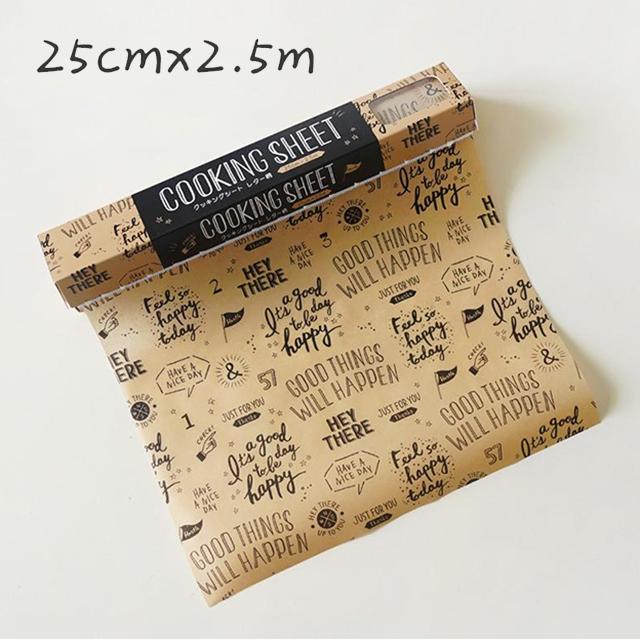 2/5M Parchment Paper Baking Sheets, Non-stick Oilpaper Wax Paper for Food Packaging, Deli Paper Basket Liner Sandwich Wrapper